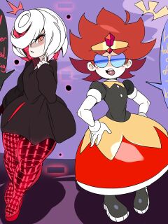 [CaptainKirb] Sage & Eggette press comm (Sonic the Hedgehog)