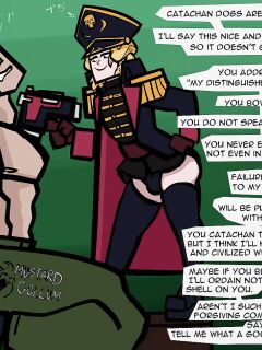 [Mustard Gollum] Femboy Commissar on Catachan (Warhammer 40K)