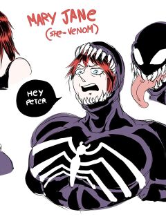[DETNOX] Mary Jane as She Venom (Spider-Man)