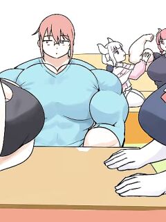 [Musctonk] Tohru & Kobayashi + extra girls
