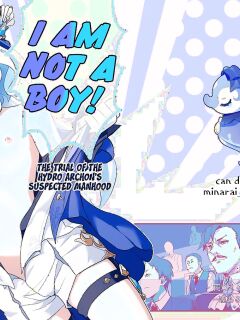 [Can Do Now! (Minarai Zouhyou)] Boku wa Otokonoko ja Nai! ~Suijin Dansei Giwaku Saiban Gijiroku~ | I am not a boy! ~The Trial of the Hydro Archons Suspected Manhood~ (Genshin Impact)