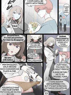 [Nyama] Shukushousarete Pantsu no Naka o Souji Saserareru Manga | Shrunken and Forced to Clean the Inside of Her Panties