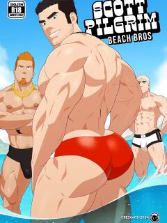 [Cresxart] Scott Pilgrim - Beach Bros [w/Textless Alts]