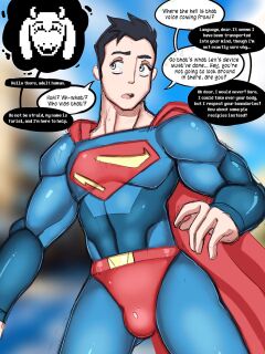 Superman's Adventures with Toriel by Izzybsides Preview