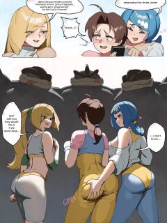 [wjs07] 3 pokemoms get machamp services (Pokemon)