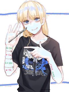 [popopoka] Blondie's t-shirt