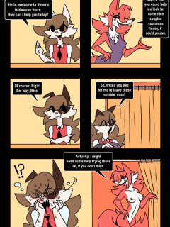 [PONPORIO] Akki the Halloween Store Worker! (Commission)