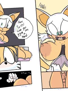 [John Terrible/Manwithnobats] Rouge hanging with her Hangers