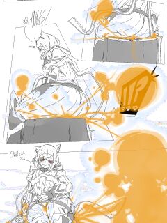 [Lazei] Nia Eating Beans and Farting on a Tiny Pyra