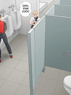 [Uoojun][Yaoi Short Comics][Public Toilet]