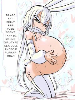 BANGS, FAT-BELLY, PRE-PUBESCENT, TANNED, YOUNG-GIRL-TYPE SEX-DOLL ANDROID PURIANA-CHAN [MTL] Preview