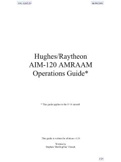 AIM-120 AMRAAM Operation Guide Preview