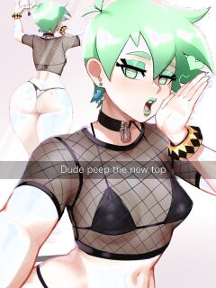 [Aestheticc-Meme] Goth Mint (Skarp World OC for Gerph) Preview