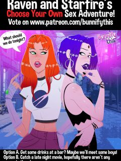 [Bunnify This] Raven and Starfire's Night Out CYOA Comic (Teen Titans)