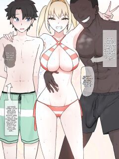 [Giga] Nero x BBC Uwaki H Misetsuke | Nero × BBC Cheating H Show-off (Fate/Grand Order)