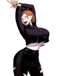 [NesZ] Bad Nobara (Jujutsu Kaisen) [uncensored+HQ] Color by: proyectoanimeh