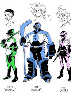 [Spicymancer] Acti-Rangers (OC) Preview