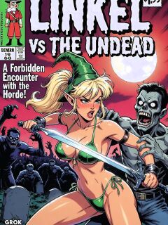 Linkel vs undead [AI Generated]